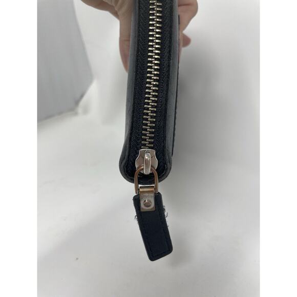 Marc By Marc Jacobs Around Continental Wallet Clutch Bag Pouch Leather Black - Picture 3 of 7